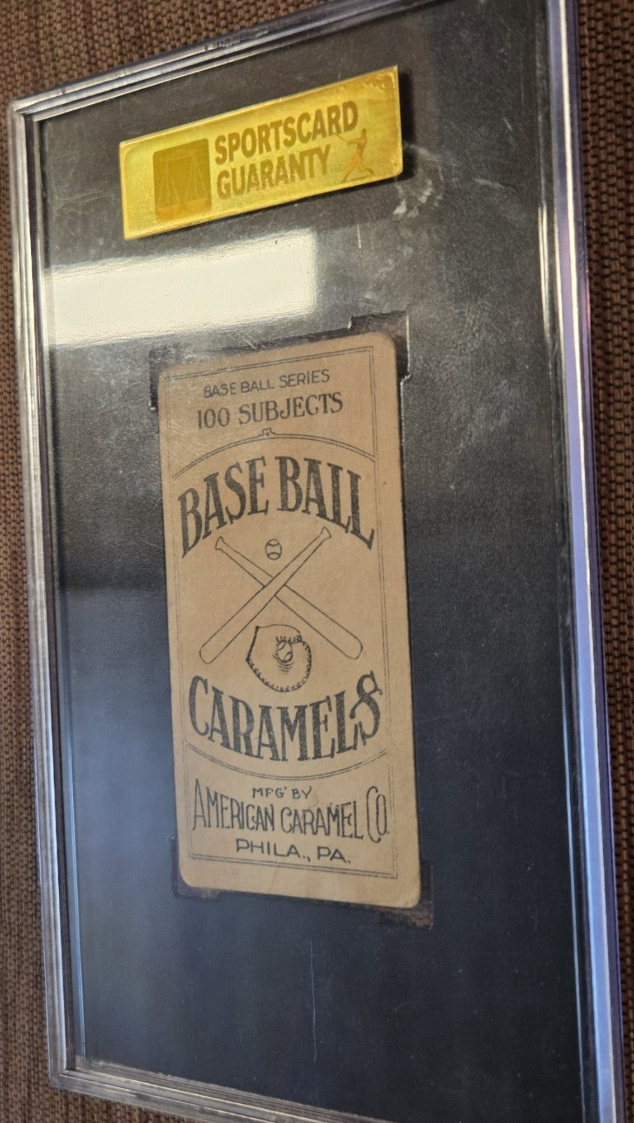 1909 American Caramel E90-1 Al Bridwell Brave Giants Cubs Baseball Card SGC 2 GD3