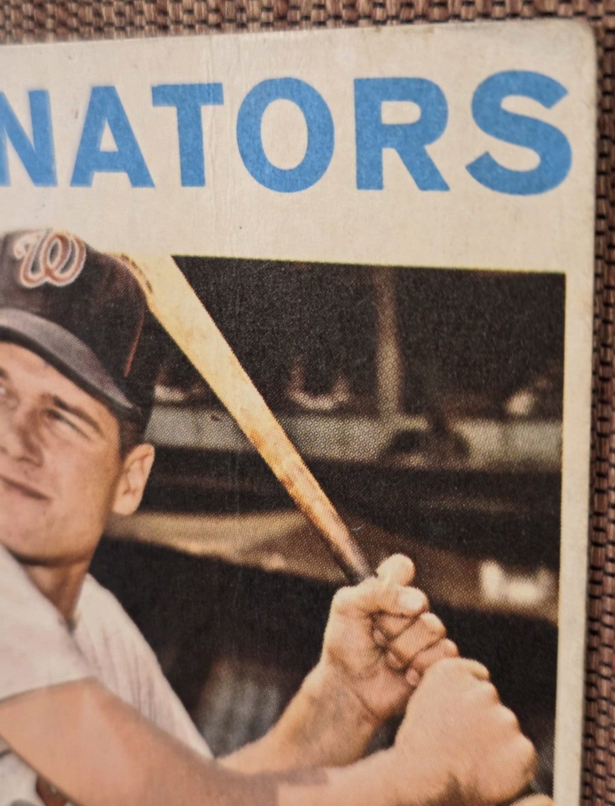1964 Topps Venezuelan #311 Tom Brown Washington Senators Vintage Baseball Card2