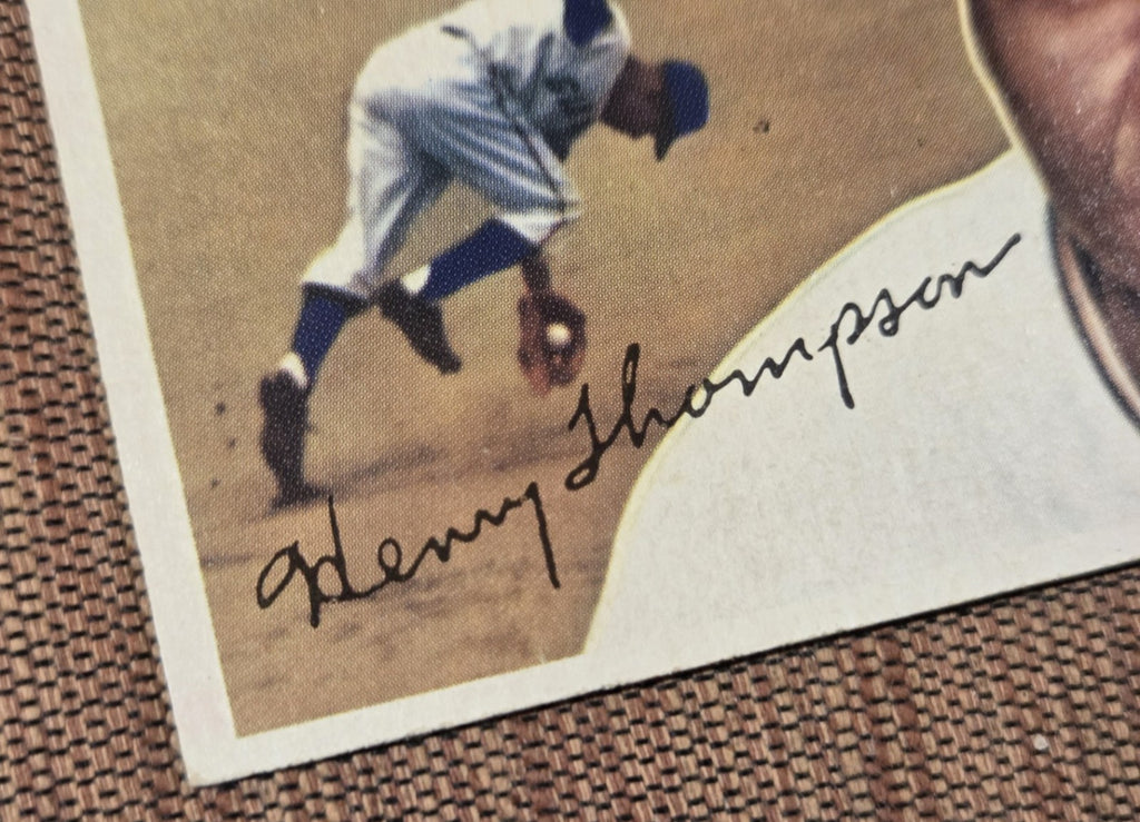 1956 Topps Hank Thompson New York Giants Authentic Original Baseball Card1