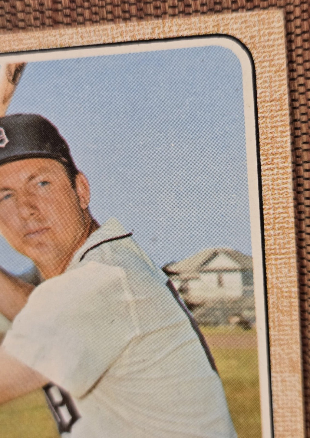 1968 Topps #240 Al Kaline Detroit Tigers Authentic Original Baseball Card HOF2