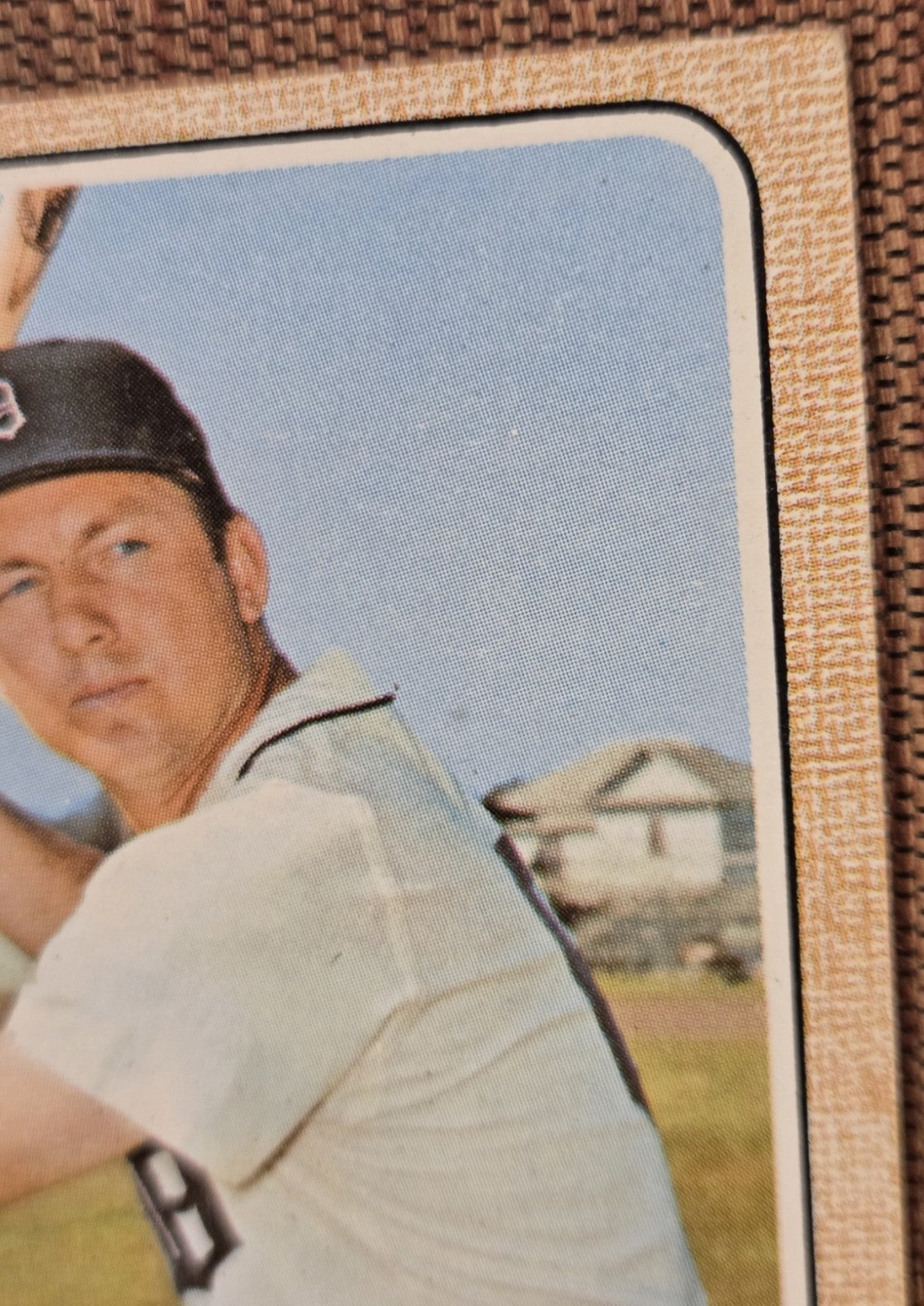 1968 Topps #240 Al Kaline Detroit Tigers Authentic Original Baseball Card HOF2