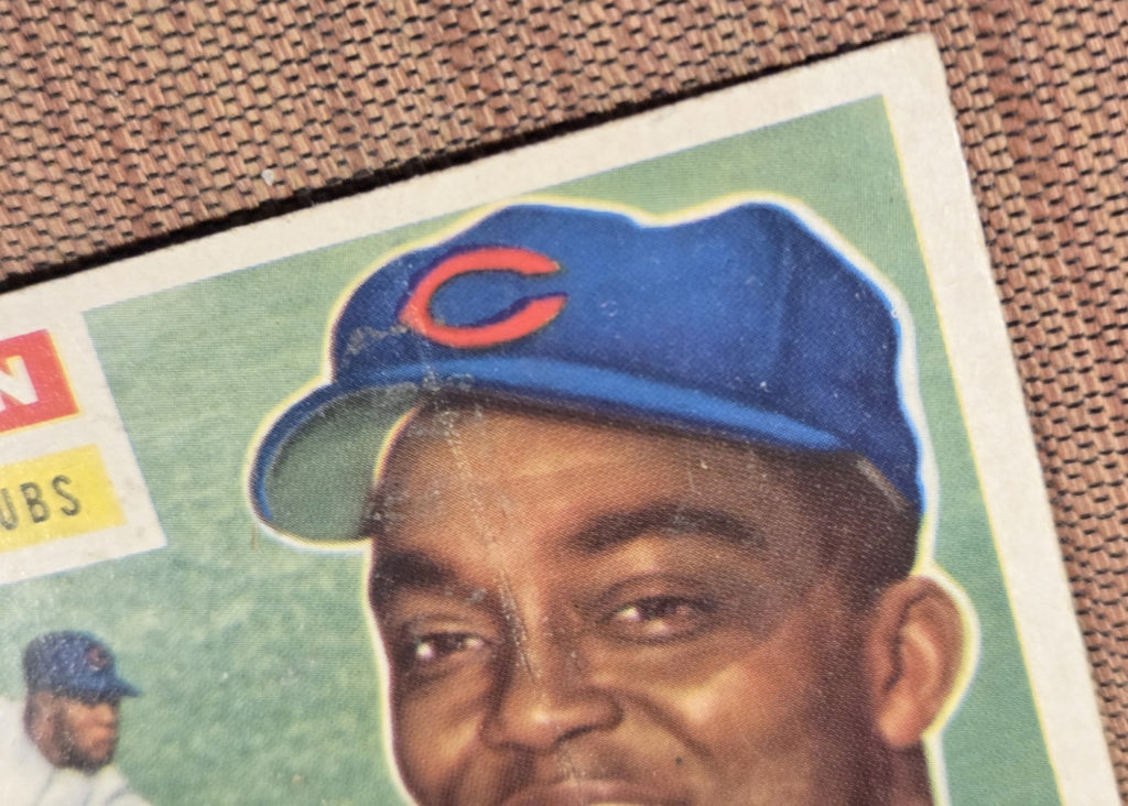 1956 Topps #194 Monte Irvin New York Giants Vintage Original Baseball Card HOF3