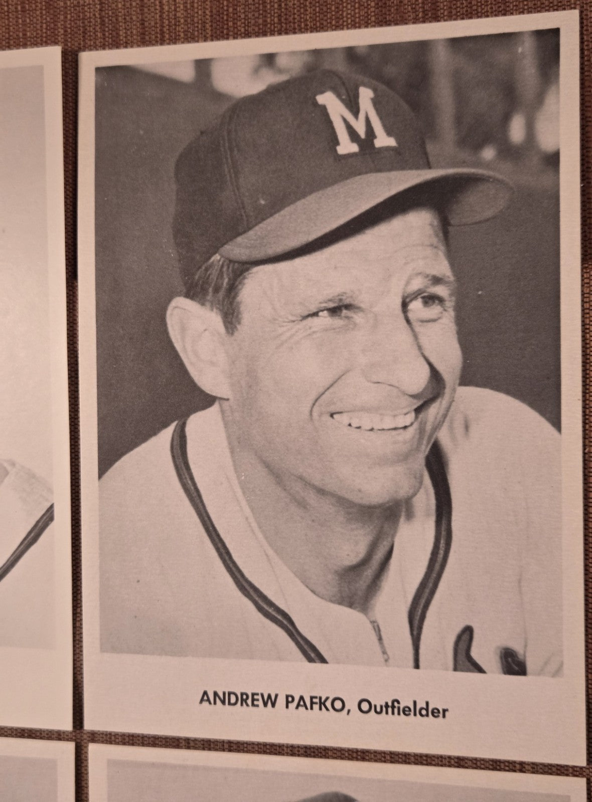 1958 Jay Publishing Braves Schoendienst Pafko Burdette Adcock 5x7 Baseball Photo2