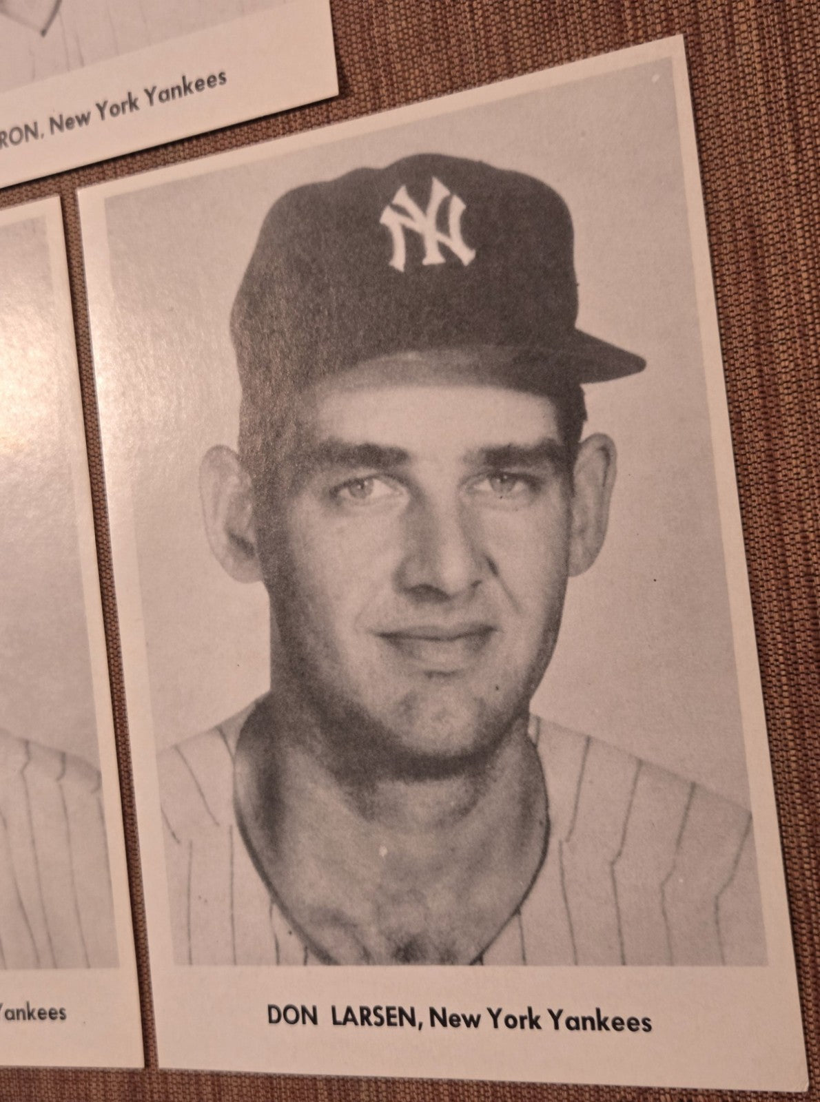1958 Jay Publishing Yankees Bill Skowron Sturdivant Larsen 5x7 Baseball Photos2