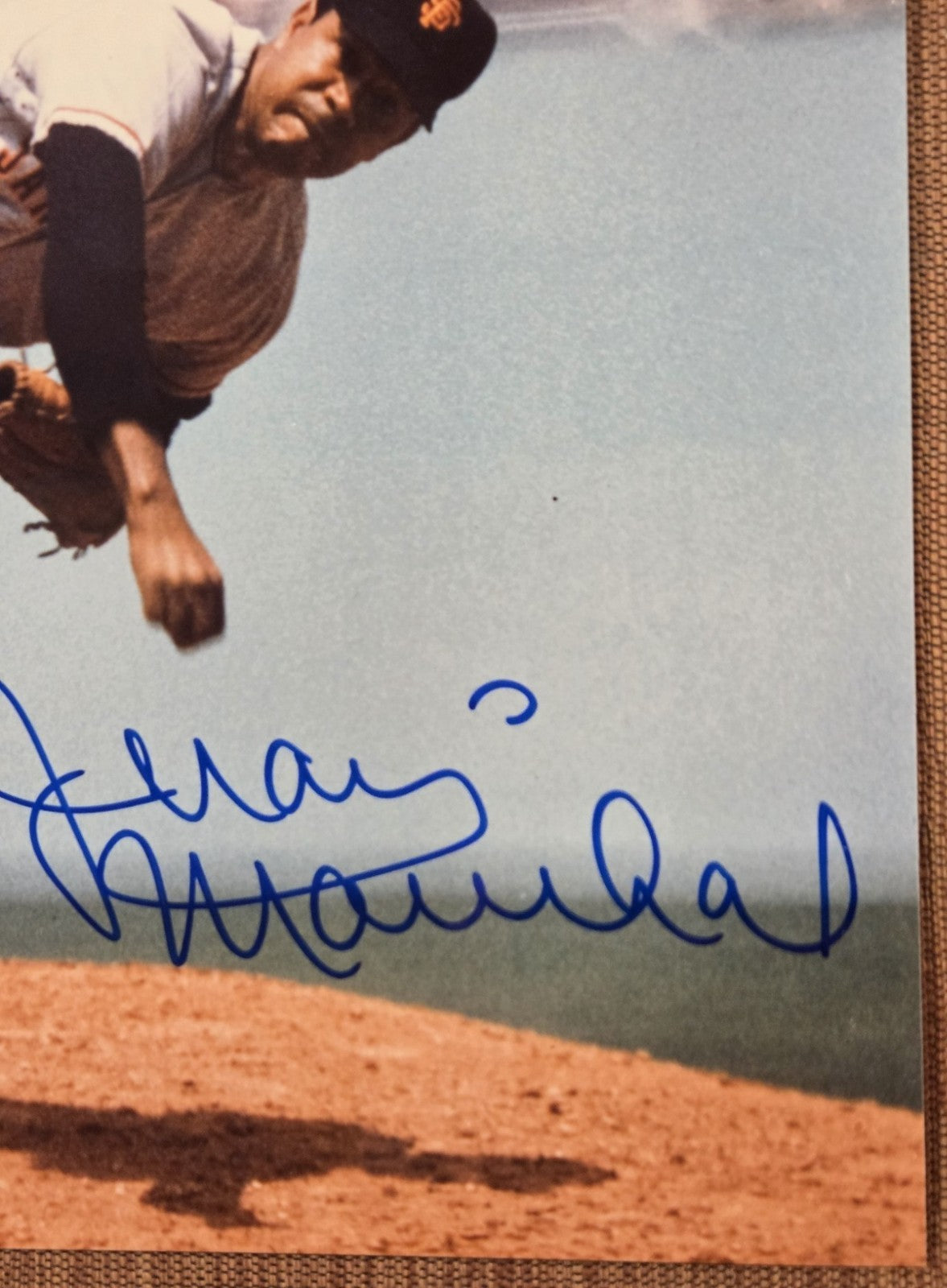 Juan Marichal AUTO San Francisco Giants Baseball Signed 8 x 10 Photo JSA HOF3