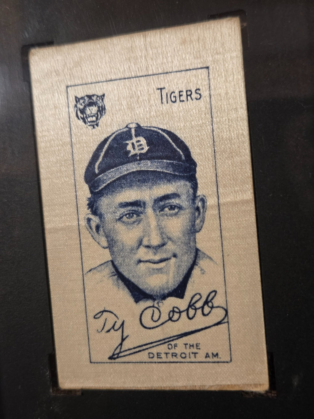 1909 S74 White Silks Turkey Red Ty Cobb Detroit Tigers Baseball Silks SGC 2.5 GD1