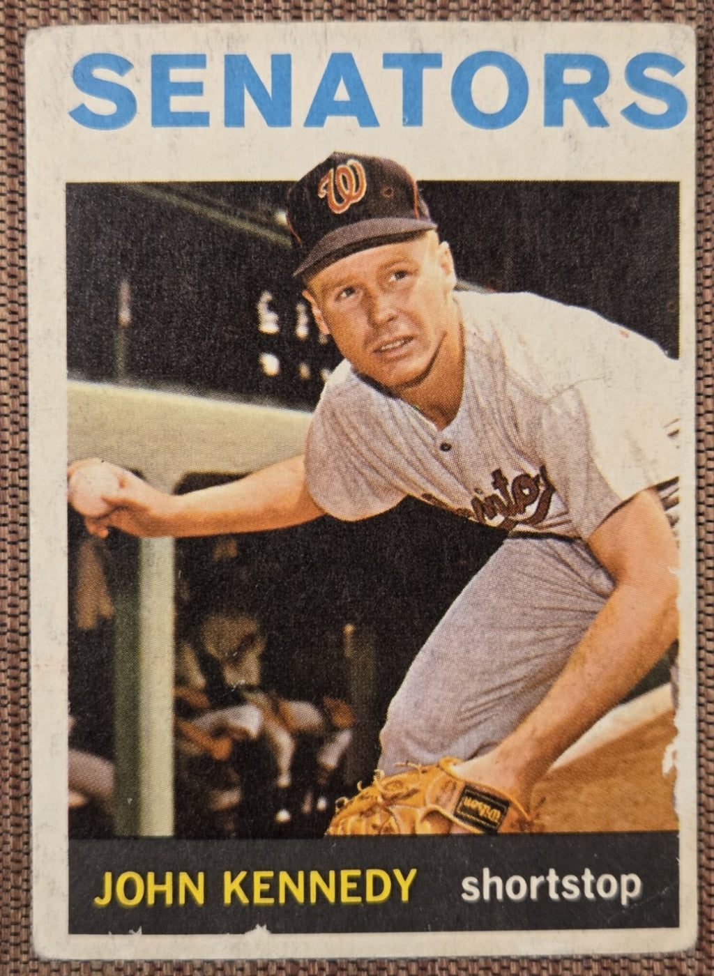 1964 Topps Venezuelan #203 John Kennedy Washington Senators Baseball Card0