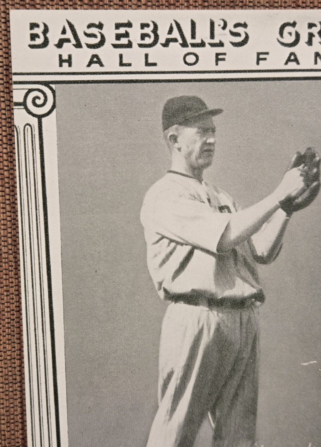 1948 Hall of Fame Exhibits Grover Cleveland Alexander Phillies Baseball Card HOF1
