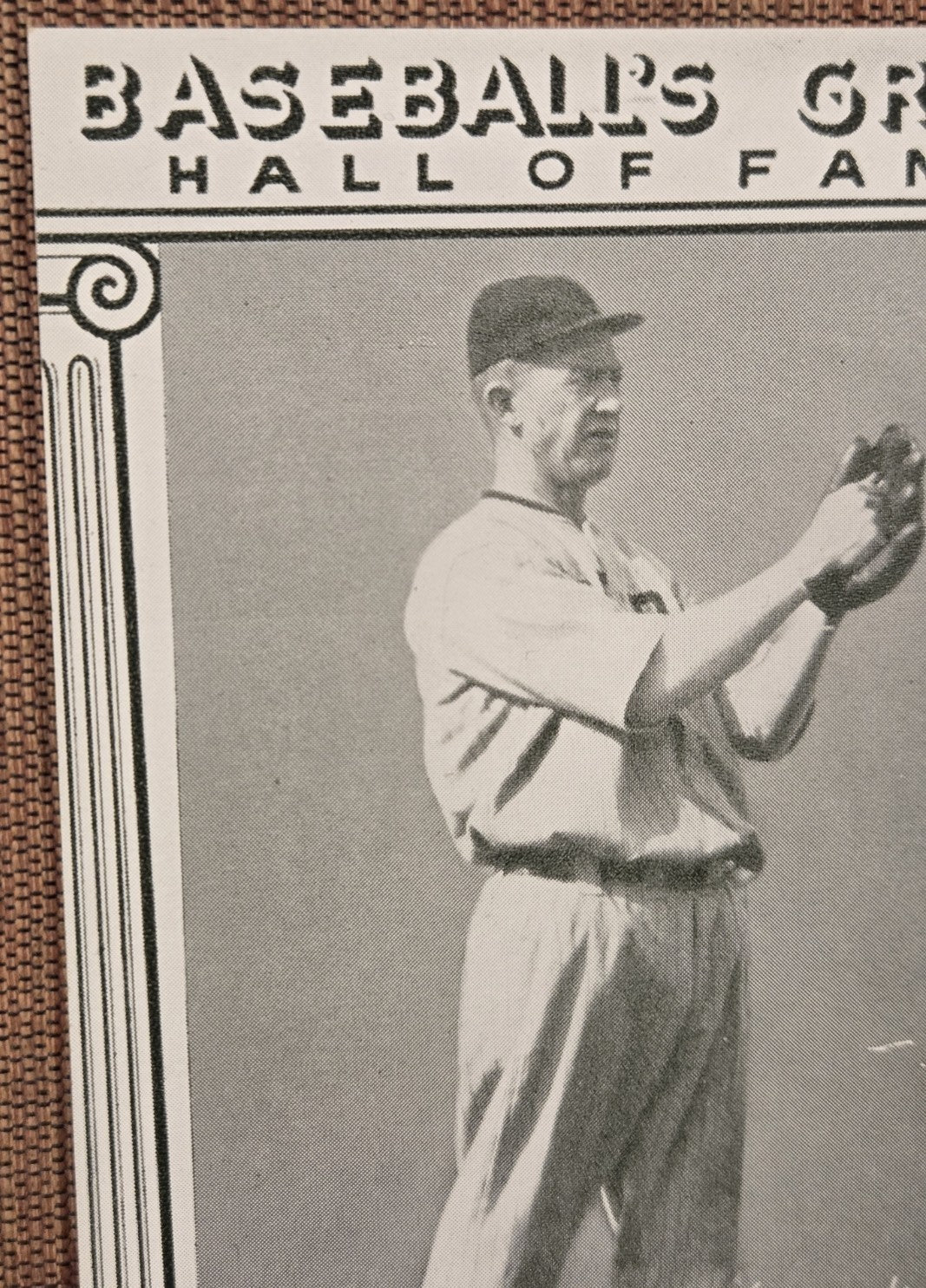 1948 Hall of Fame Exhibits Grover Cleveland Alexander Phillies Baseball Card HOF1