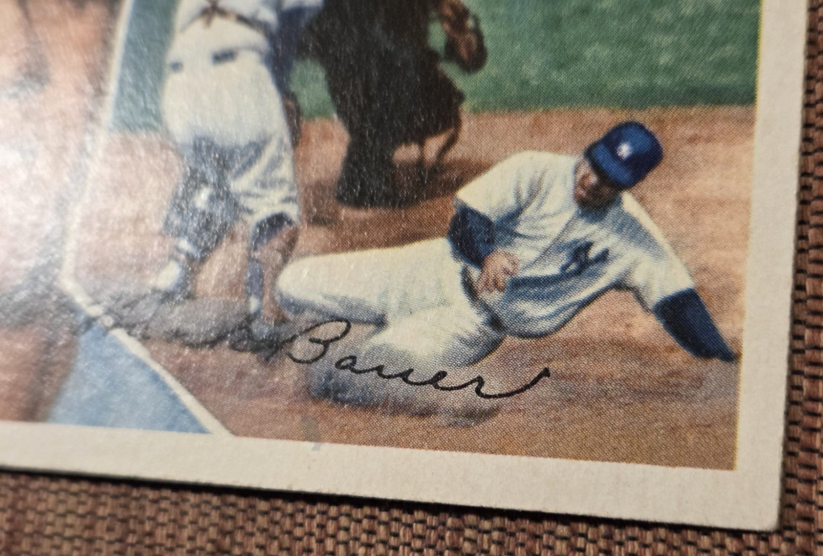 1956 Topps #177 Hank Bauer New York Yankees Authentic Original Baseball Card3
