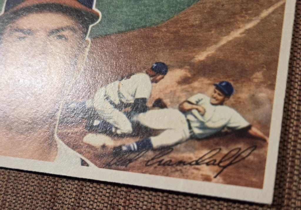 1956 Topps #175 Del Crandall Milwaukee Braves Vintage Original Baseball Card3