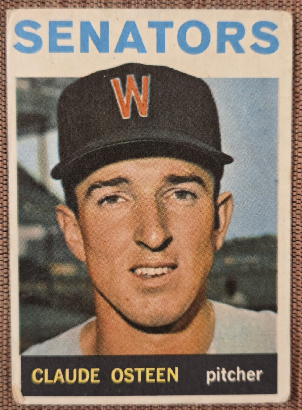 1964 Topps Venezuelan #28 Claude Osteen Washington Senators Baseball Card0