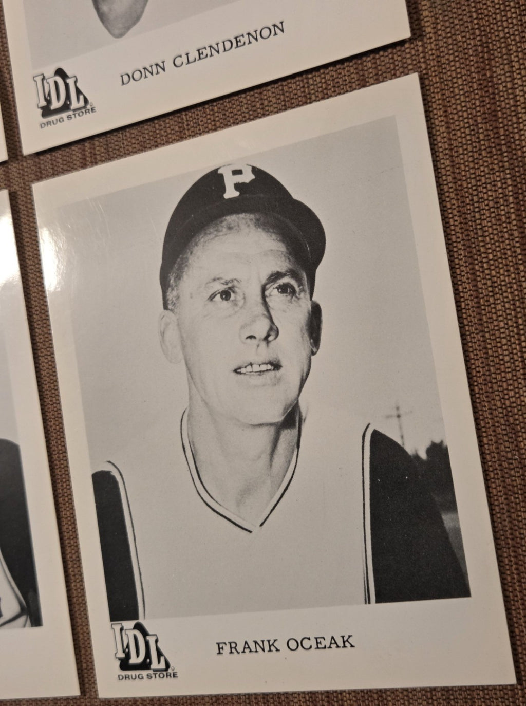 1963 IDL Drug Store Donn Clendenon Northey Oceak Gibbon Pirates Baseball Cards4