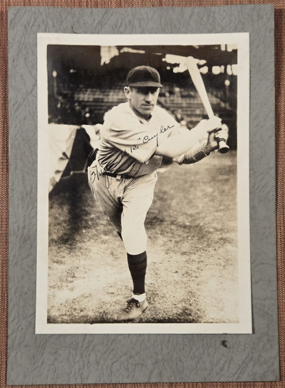 1930 Blue Ribbon Malt KiKi Cuyler Chicago Cubs Original Baseball Photo HOF0