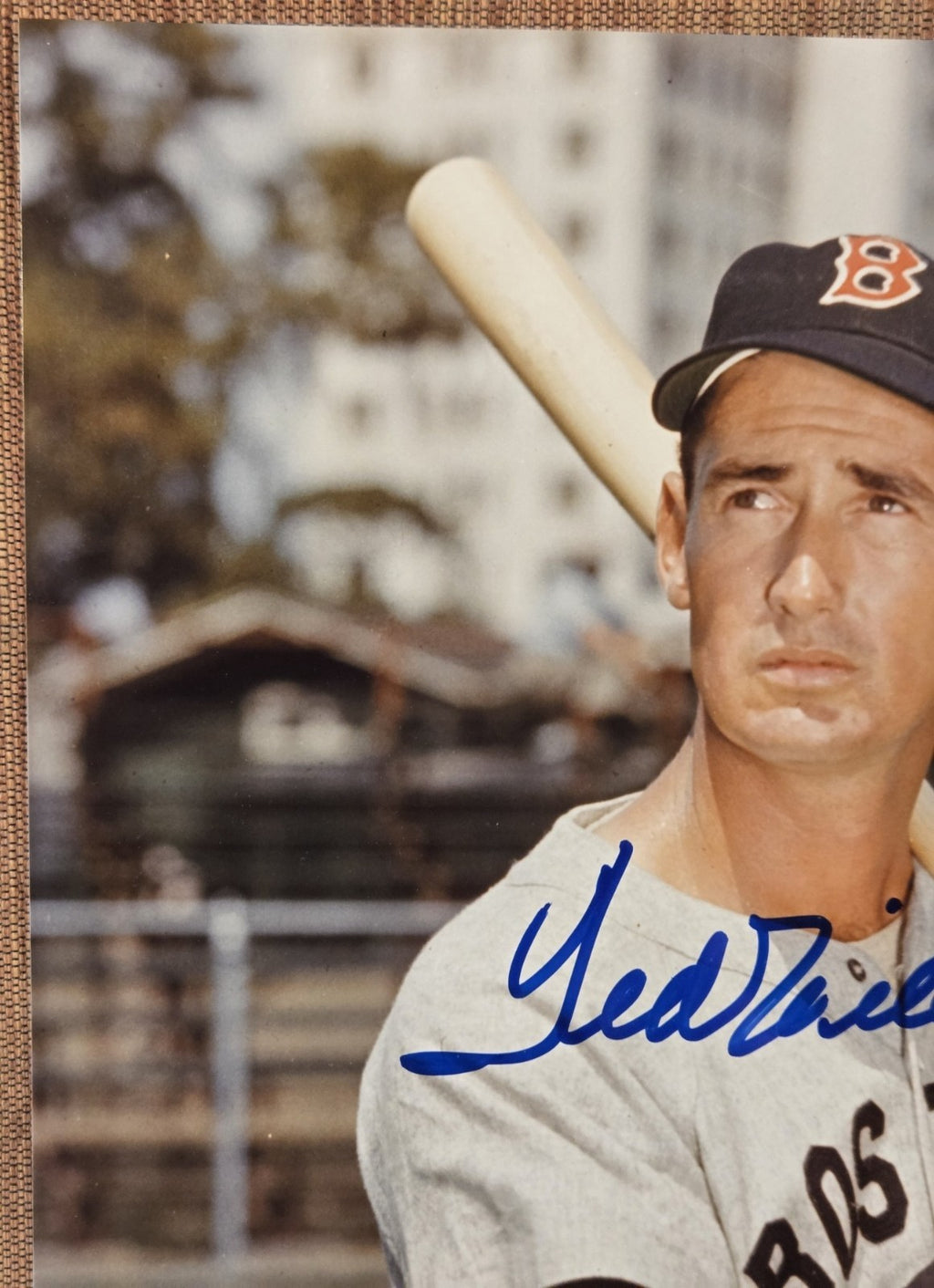 Ted Williams AUTO 8 x 10 Boston Red Sox Baseball Signed Photo JSA X15077 HOF1