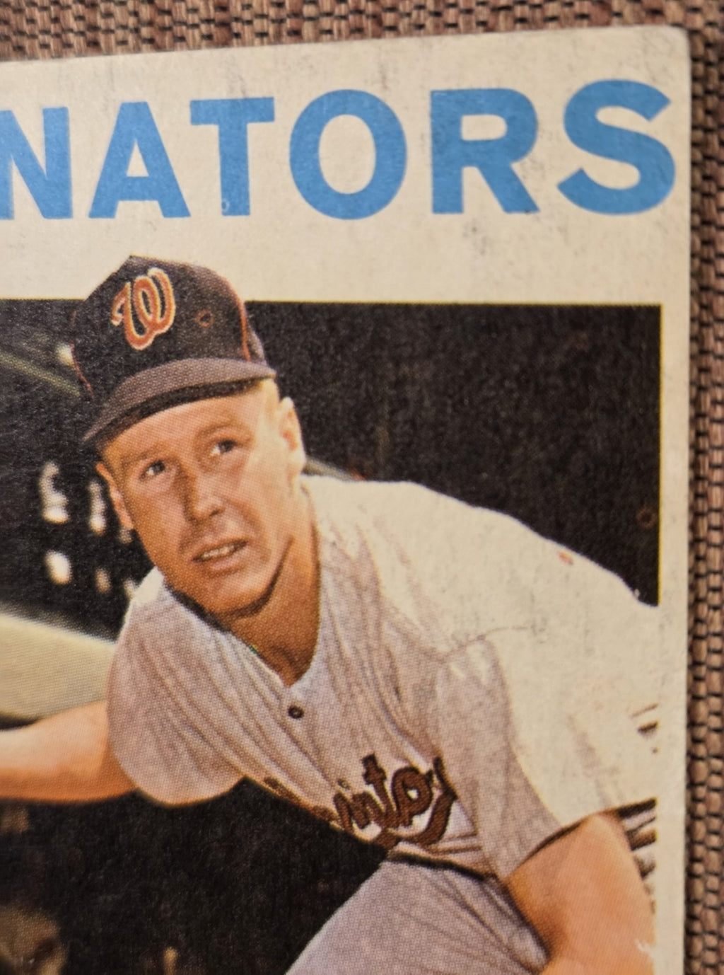 1964 Topps Venezuelan #203 John Kennedy Washington Senators Baseball Card2