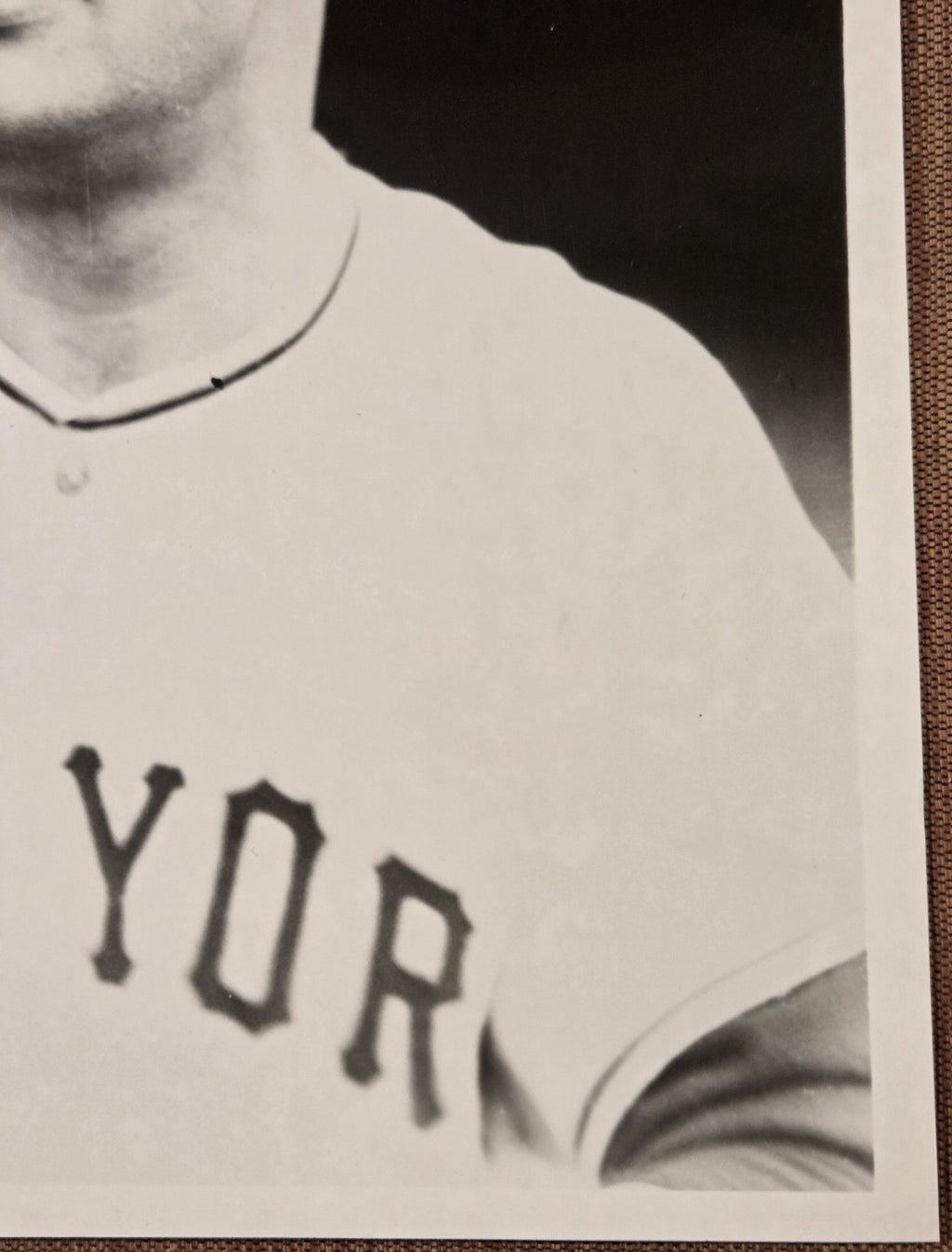 Paul Giel AUTO 8 x 10 New York Giants Vintage Original Baseball Signed Photo JSA3