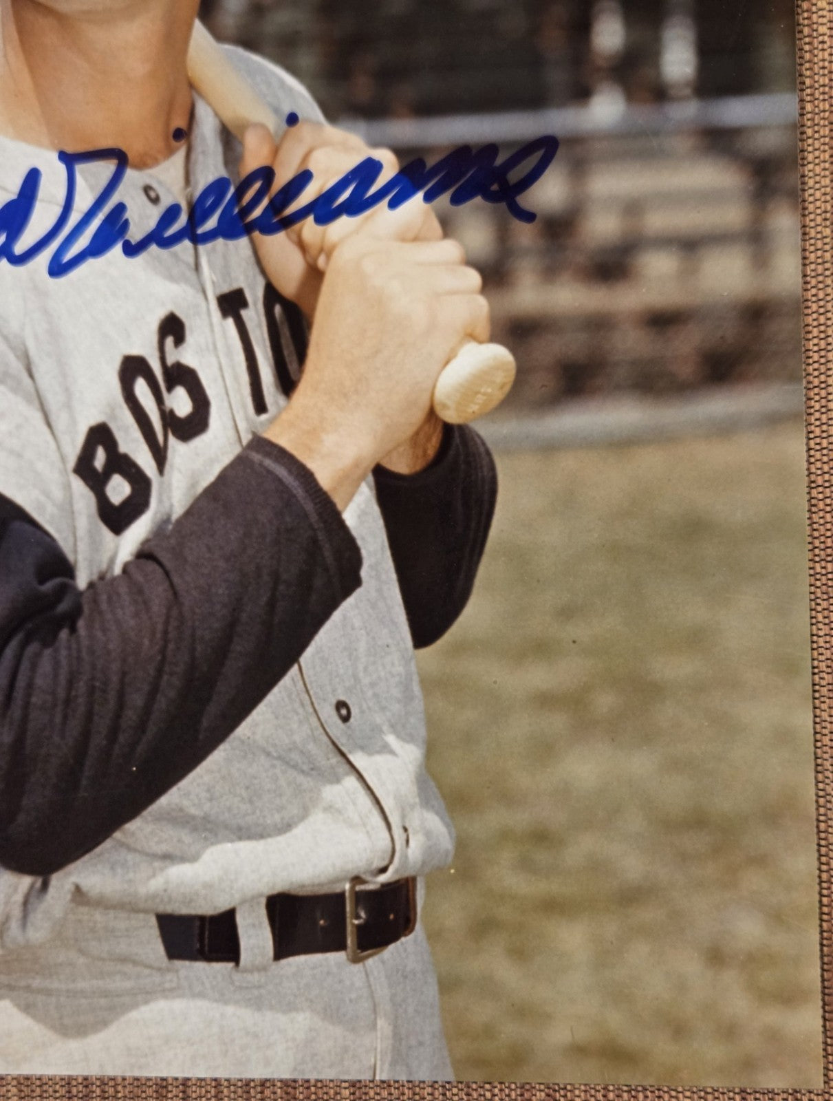 Ted Williams AUTO 8 x 10 Boston Red Sox Baseball Signed Photo JSA X15077 HOF3