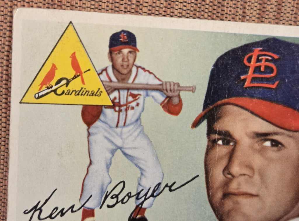 1955 Topps #125 Ken Boyer St. Louis Cardinals Original Rookie Baseball Card RC1