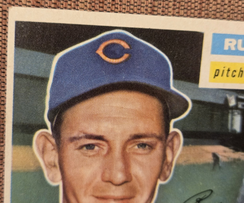 1956 Topps #227 Russ Meyer Chicago Cubs Authentic Vintage Original Baseball Card1